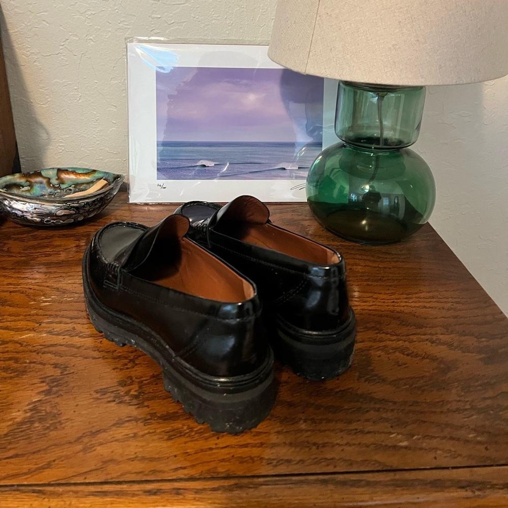 Reformation Black Loafers size 6.5